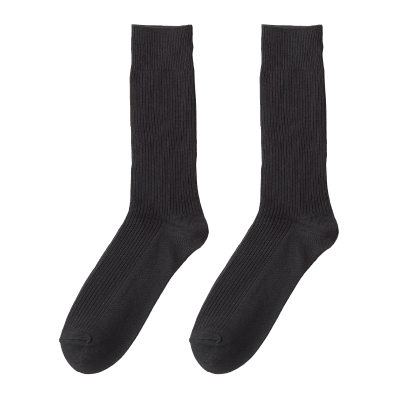 黒無地のソックス