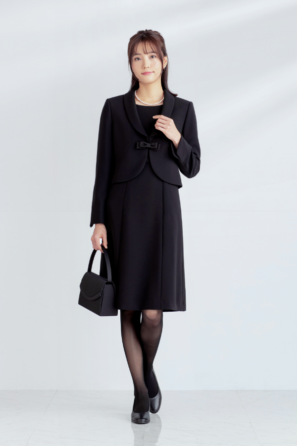 ショールカラーアンサンブル