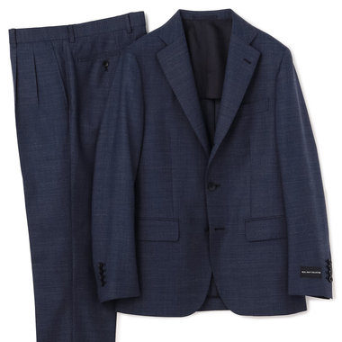【Donato Vinci Italy CLASSICO】【春夏】段返り3釦シングルスーツ 2タック/ネイビー/REAL NAVY COLLECTION/※裾上げ必要