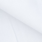 【半袖】【L.O.X】【形態安定】ボタンダウンドレスシャツ/ホワイト×ブルーストライプ/釦付糸：ネイビー カラーチップ