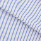 【発送在庫あり】【WEB限定】【JOHN PEARSE comfort navy】ワイドカラーワイシャツ/ホワイト×ネイビーストライプ/ULTRA MOVE「ニット素材」「ノーアイロン」「ストレッチ」「高通気性」 カラーチップ