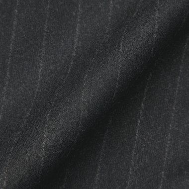 【JOHN PEARSE comfort】【秋冬】2釦シングルスーツ ショートタック/グレー×ストライプ/REAL GRAY/NEW ZEALAND WOOLSHOWER CLEAN/SustainaBee Wool/※裾上げ必要