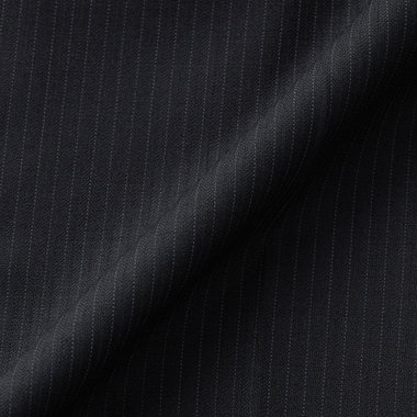 【Ultima nero G-Style】【年間】ネイビー×ストライプ / テーパードパンツ / ウォッシャブル / ストレッチ / 防シワ / 撥水加工