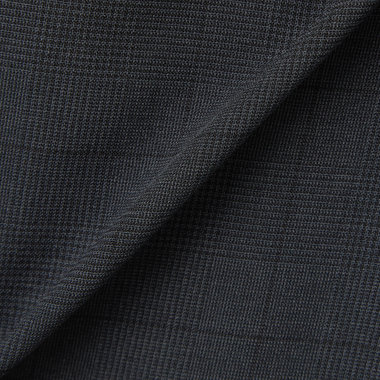 【発送在庫あり】【ファブリーズ認定！抗菌消臭加工】【JOHN PEARSE White】【春夏】1タックパンツ/ネイビー×グレンチェック/ULTRA MOVE/ウエストムーブ仕様/※裾上げ必要