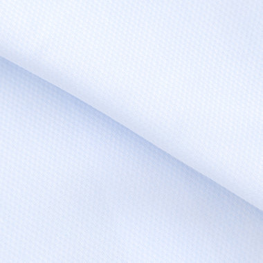 【JOHN PEARSE comfort navy】【STYLISH】【形態安定】クレリックワイドカラーワイシャツ/ブルー×ドビー