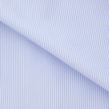 【発送在庫あり】【WEB限定】【JOHN PEARSE comfort navy】ボタンダウンカラーワイシャツ/ホワイト×ブルーストライプ/ULTRA MOVE「ニット素材」「ノーアイロン」「ストレッチ」「高通気性」