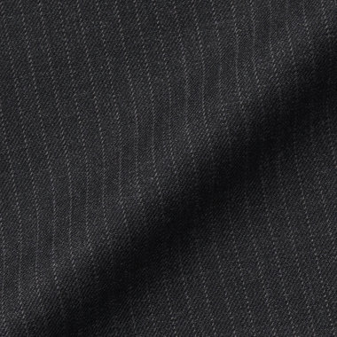 【Unpressure】【秋冬】2釦シングルスーツ 0タック/グレー×ストライプ/ULTRA WASH※裾上げ必要