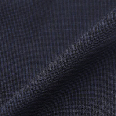 【JOHN PEARSE comfort】【春夏】ポリエステル ショートタックパンツ/ネイビー×ハウンドトゥース/ウエストムーブ仕様/※裾上げ必要