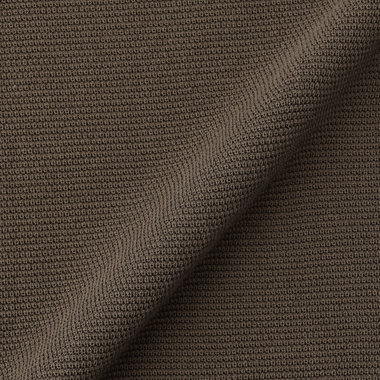 【stanley blacker new york】【半袖】ガーターニットポロ/ブラウン