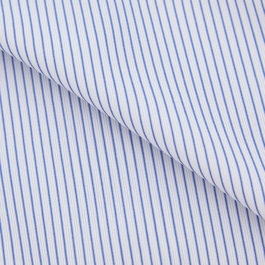 【発送在庫あり】【WEB限定】【JOHN PEARSE comfort navy】ワイドカラーワイシャツ/ホワイト×ネイビーストライプ/ULTRA MOVE「ニット素材」「ノーアイロン」「ストレッチ」「高通気性」