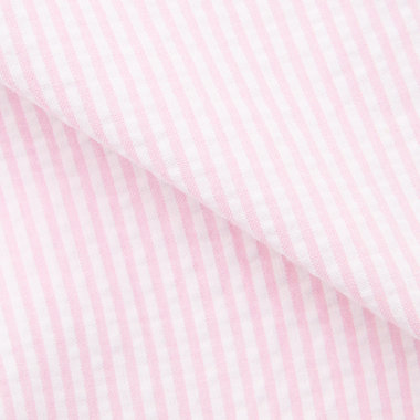 【stanley blacker new york】【長袖】シアサッカーストライプボタンダウンシャツ/ピンク