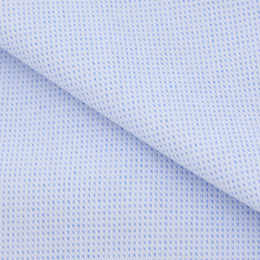 【発送在庫あり】【WEB限定】【JOHN PEARSE comfort navy】ワイドカラーワイシャツ/ブルー×ドビー/ULTRA MOVE「ニット素材」「ノーアイロン」「ストレッチ」「高通気性」