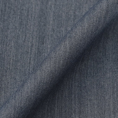 【stanley blacker new york】【春夏】1タックパンツ/グレー×ソラーロヘリンボーン/ウエストムーブ/裾上げ必要