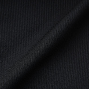 【HIGH SPEC MOTION】【年間】2釦シングルスーツ 0タック/ブラック×シャドーストライプ/パンツウォシャブル/※裾上げ必要