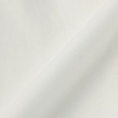 【stanley blacker new york】【長袖】リネンブレンドバンドカラーシャツ/ホワイト