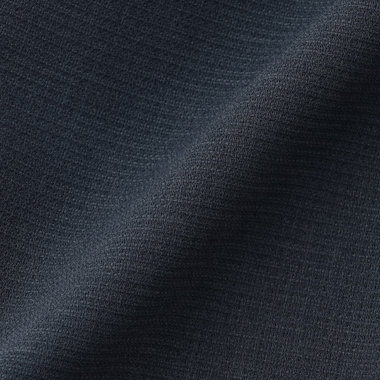 【JOHN PEARSE comfort navy】【春夏】1タックパンツ/ブルー×ドットエアー＆カラミ織り/ウエストムーブ仕様/※裾上げ必要