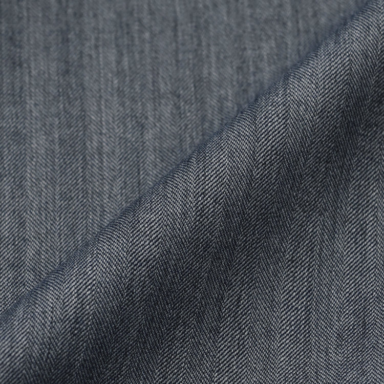 スタンリーブラッカ 【stanley blacker new york】【春夏】2釦ジャケット/グレー×ソラーロヘリンボーン グレー中間