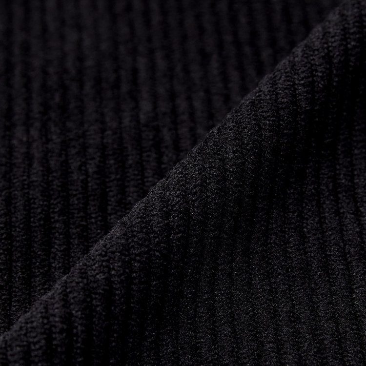 ＪＰコンフォート ネイビー 【JOHN PEARSE comfort navy】【秋冬】2釦シングルジャケット セットアップ対応/ブラック×トリコットコーデュロイ/ULTRA MOVE/ ウォッシャブル 黒