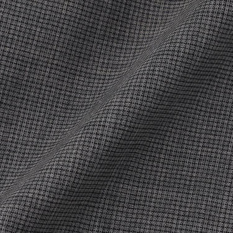ＪＰ コンフォート 【JOHN PEARSE comfort】【春夏】2釦シングルスーツ ショートタック/グレー×チェック/REAL GRAY/NEW ZEALAND WOOL/SustainaBee Wool/※裾上げ必要 グレー中間