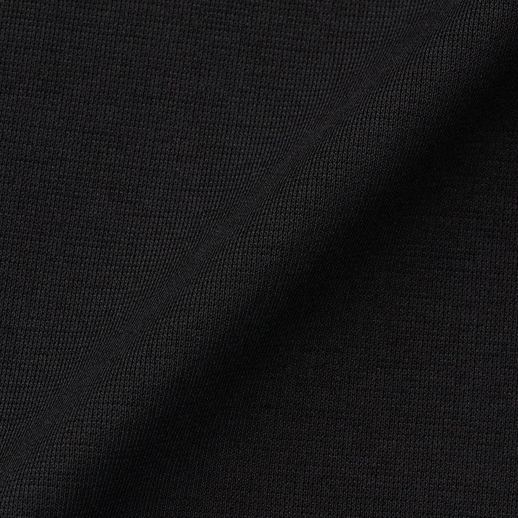 ジョンピアース 【JOHN PEARSE comfort navy】モックネックロングTシャツ/ブラック/「吸汗速乾」「接触冷感」「UV加工」 黒