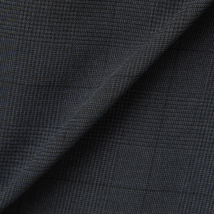 ジョンピアース 【発送在庫あり】【ファブリーズ認定！抗菌消臭加工】【JOHN PEARSE White】【春夏】1タックパンツ/ネイビー×グレンチェック/ULTRA MOVE/ウエストムーブ仕様/※裾上げ必要 紺濃色