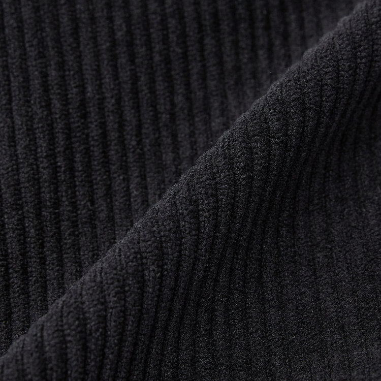 ＪＰコンフォート ネイビー 【JOHN PEARSE comfort navy】【秋冬】ワンタックパンツ/ ブラック×コーデュロイ / ウエストムーブ仕様 /ウォッシャブル ※裾上げ必要 黒