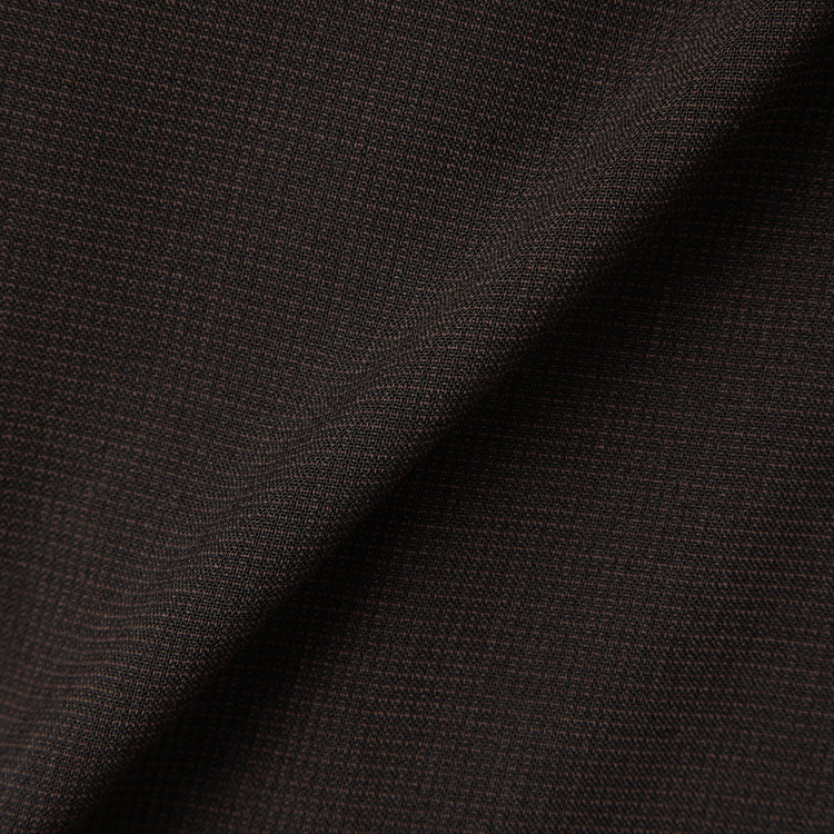 ジョンピアース 【発送在庫あり】【ファブリーズ認定！抗菌消臭加工】【JOHN PEARSE White】【春夏】1タックパンツ/ブラウン×マイクロチェック/ULTRA MOVE/ウエストムーブ仕様/※裾上げ必要 茶中間