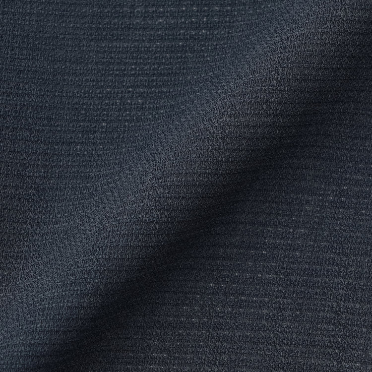 ＪＰコンフォート ネイビー  【JOHN PEARSE comfort navy】【春夏】2釦シングルジャケット/ブルー×ドットエアー＆カラミ織り 青中間