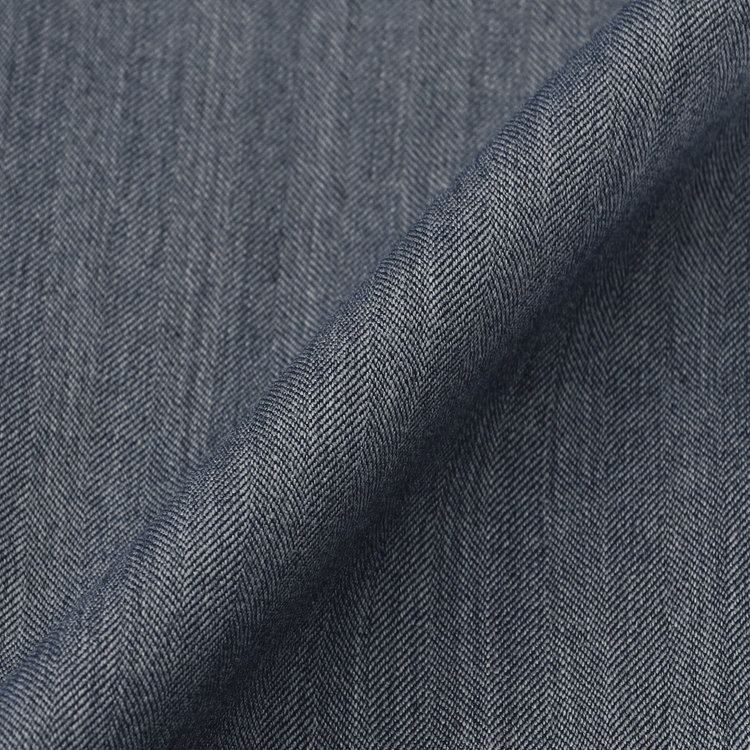 スタンリーブラッカ 【stanley blacker new york】【春夏】1タックパンツ/グレー×ソラーロヘリンボーン/ウエストムーブ/裾上げ必要 グレー中間