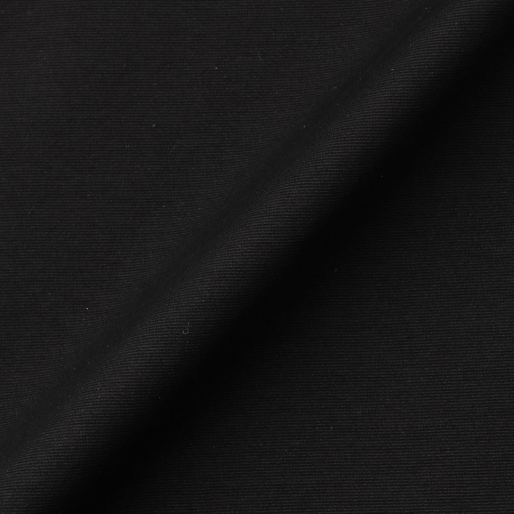 カンサイマン 【KANSAIMAN Collection】【半袖】ノーカラーポロシャツ/ブラック 黒