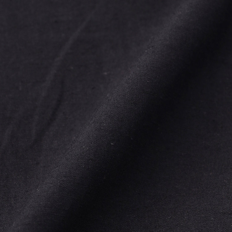 スタンリーブラッカ 【stanley blacker new york】【半袖】コットンリネンシャツ/ネイビー 紺濃色