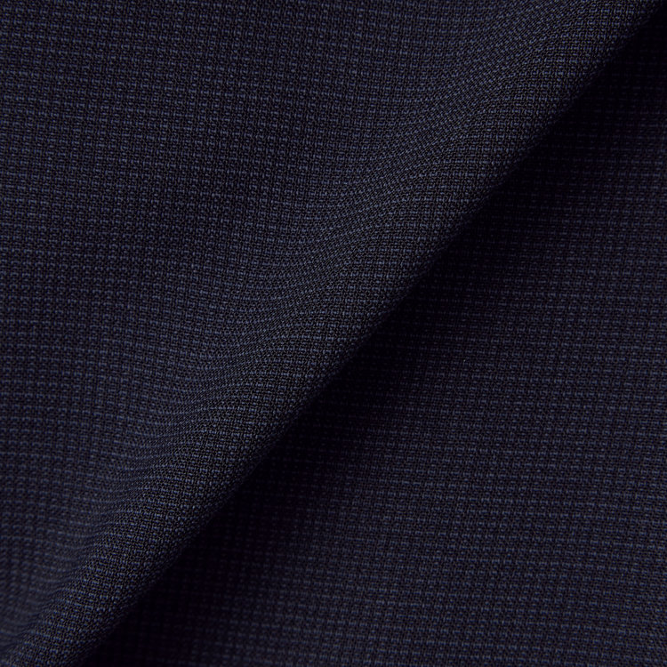 ジョンピアース 【発送在庫あり】【ファブリーズ認定！抗菌消臭加工】【JOHN PEARSE White】【春夏】1タックパンツ/ネイビー×マイクロチェック/ULTRA MOVE/ウエストムーブ仕様/※裾上げ必要 紺濃色