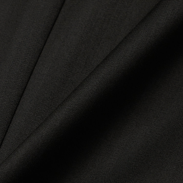 ＪＰ コンフォート 【JOHN PEARSE comfort】【秋冬】2釦シングルスーツ ショートタック/ストライプ/REAL BLACK/NEW ZEALAND WOOLSHOWER CLEAN/SustainaBee Wool/※裾上げ必要 黒