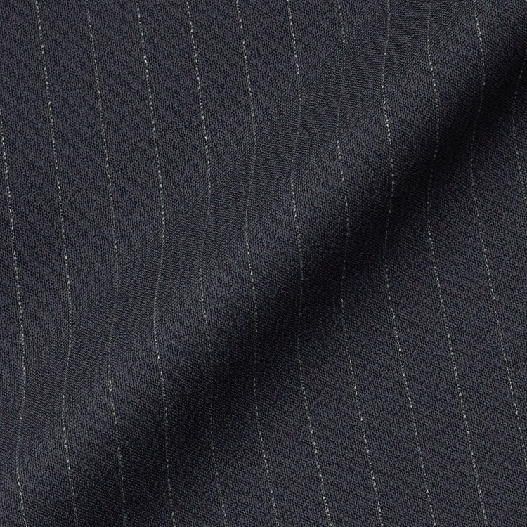 ＪＰ コンフォート 【JOHN PEARSE Comfort】【秋冬】2釦シングルスーツ ショートタック/ネイビー×ジョーゼットストライプ /REAL NAVY /NEW ZEALAND WOOL/※裾上げ必要 紺中間