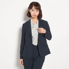 【Diana】【春夏】1釦シングルジャケット/ネイビー×シアー合繊/ウォッシャブル＆ストレッチ