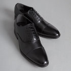 【Unpressure】ストレートチップドレスシューズ/ブラック「抗菌」「防臭」