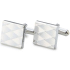 【JOHN PEARSE London】カフス/シルバー/スクエア