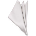 シルクポケットチーフ/グレー/HAND MADE