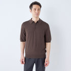 半袖】ニットポロシャツ/ブラウン（5413-702-BRO_T）｜JOHN PEARSE
