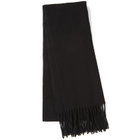 【THE 神 MUFFLER】SUPER170'S NEW ZEALAND WOOLマフラー/ブラック/31m×165cm