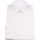 【english girl by J.P.】レギュラーカラーブラウス/ホワイト×ドビーストライプ