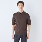 半袖】ニットポロシャツ/ブラウン（5413-702-BRO_T）｜JOHN PEARSE