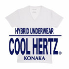＼接触冷感・防臭・ＵＶカット・吸水速乾・ストレッチ／【COOL HERTZ:クールヘルツ】 Vネック半袖アンダーシャツ