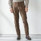 【stanley blacker new york】【秋冬】ハイブリッドコーデュロイスラックス/裾上げ必要