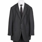 【WEB限定/OUTLET/汚れ・キズ等有】【TRUE TOP】【年間】2釦シングルスーツ 1タック/ブラック×ソリッド