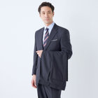 【Donato Vinci Italy】【春夏】スペアパンツ付き/ 2釦シングルスーツ 1タック/ネイビー×シャドーストライプ/ULTRA LIGHT SPEC※裾直し必要