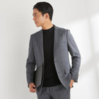 【THE 神 SUIT】【JOHN PEARSE comfort】【秋冬】2釦シングルスーツ ショートタック/グレー/ウエストムーブ/REDA ACTIVE/NEW ZEALAND MERINO/SHOWER CLEAN/※裾上げ必要