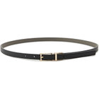 【english girl】リバーシブルベルト/ブラック＆グレー85㎝まで対応