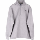 【WEB限定/OUTLET/汚れ・キズ等有】【MIZUNO】スタンドハーフジップスウェット/グレー/動きやすさ Dynamotion Fit
