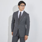 【JOHN PEARSE comfort navy】【秋冬】2釦シングルジャケット/グレー/パッチポケット/ULTRA MOVE/ウォッシャブル